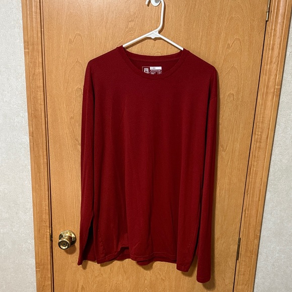 Men’s Avalanche Bold Red Long-Sleeved Tee X-Large - Picture 2 of 6